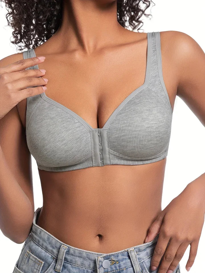 Soutien-Gorge Confort Sans Armatures – Brassière Push-Up Ajustable Femme
