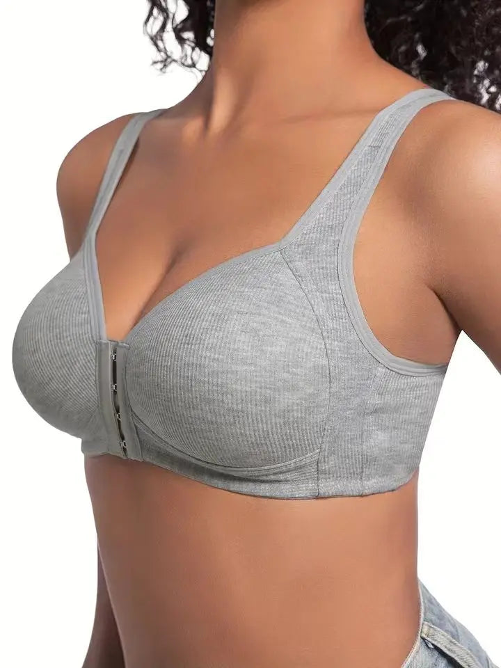 Soutien-Gorge Confort Sans Armatures – Brassière Push-Up Ajustable Femme