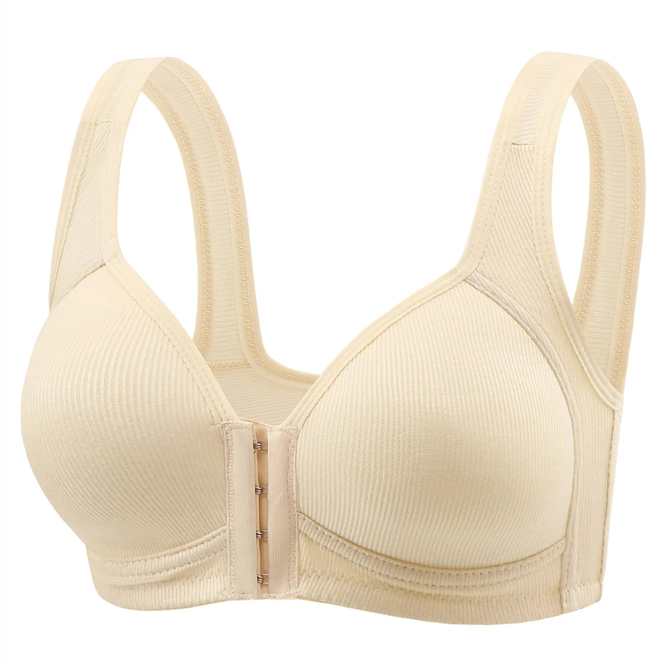 Soutien-Gorge Confort Sans Armatures – Brassière Push-Up Ajustable Femme